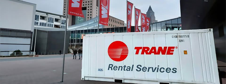 Events catering – Trane Rental cold storage units keep food & beverage cool at HVAC trade fair